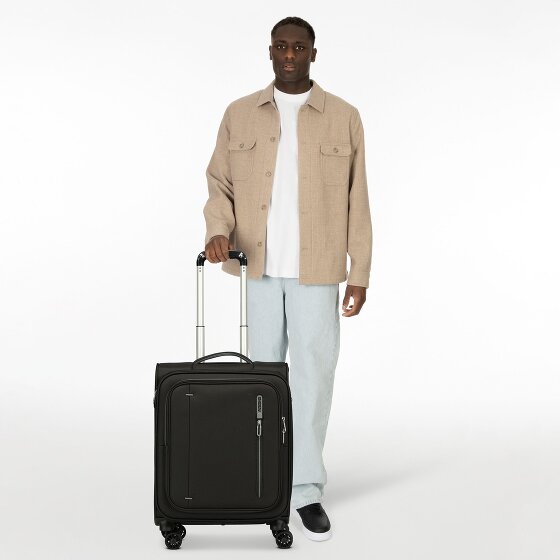 American Tourister Cloudrider 4 ruedas Carro de la cabina S 55 cm con pliegue de expansión