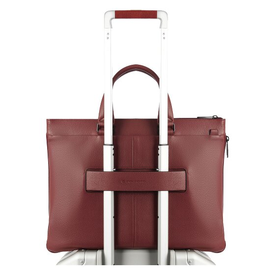 Piquadro Russel Maletín Protección RFID Piel 42 cm Compartimento para el portátil