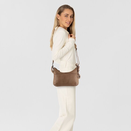 Harbour 2nd Anchor Love Mara Bolsa de hombro Piel natural 29 cm