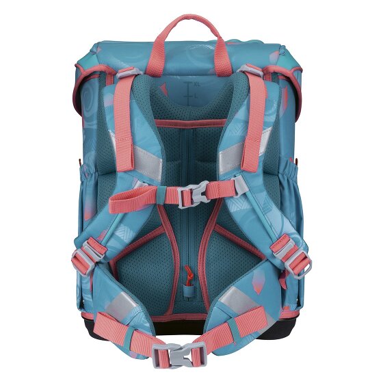 Scout Neo Exklusiv Safety Light Juego de mochilas escolares 5 piezas