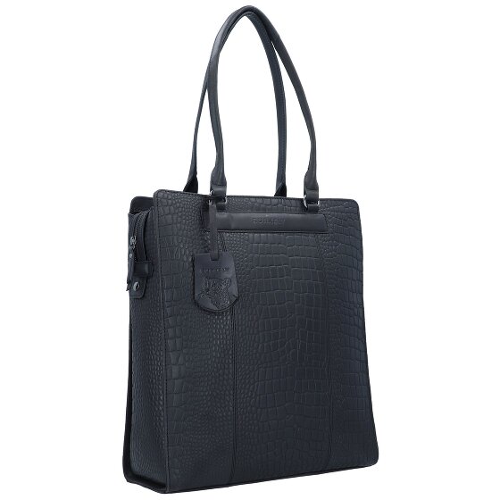 Burkely Bolsa de hombro Casual Carly Piel 33 cm Compartimento para portátil