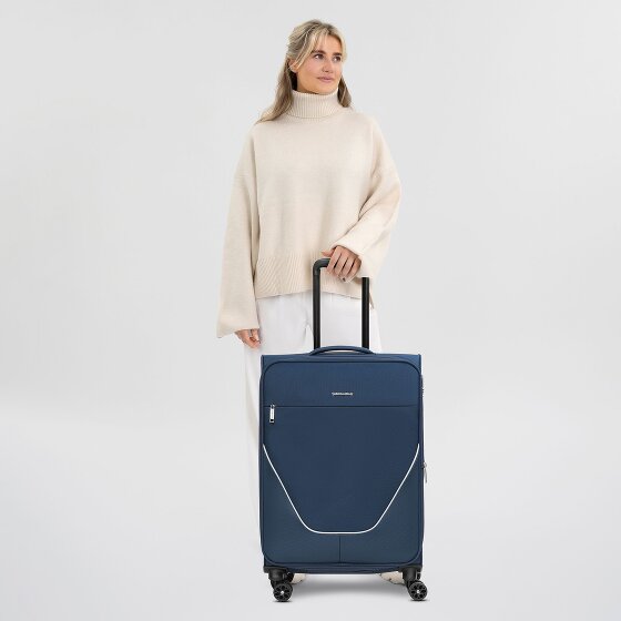 Stratic taska Trolley de 4 ruedas M 65 cm con pliegue extensible