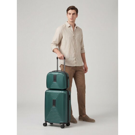 Redolz Juego de maletas Essentials 14 2 pzs. trolley de cabina con plegado extensible y neceser