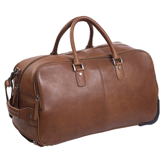 The Chesterfield Brand Wax Pull Up 2 ruedas Bolsa de viaje Piel 60 cm