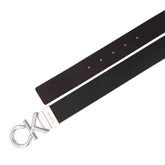 Calvin Klein CK Metal Bombe Cinturón Piel