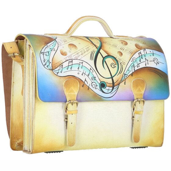 Greenland Nature Art+Craft Maletín Piel 41 cm Compartimento para portátil