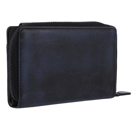 Greenburry Destressed Cartera Protección RFID Piel 13.5 cm