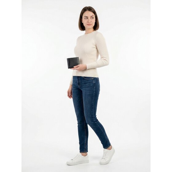 oxmox Leather Cartera Bloqueo RFID Piel natural 12 cm