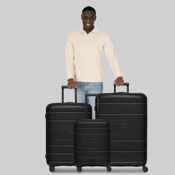 Redolz Essentials 11 4 ruedas Juego de maletas 3 piezas con pliegue de expansión