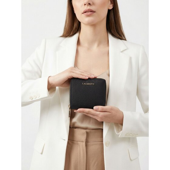 Lazarotti Billetero Bologna Piel Mediano con Cremallera 10 cm