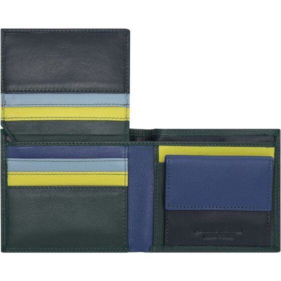 DuDu Cartera de cuero de 10,5 cm