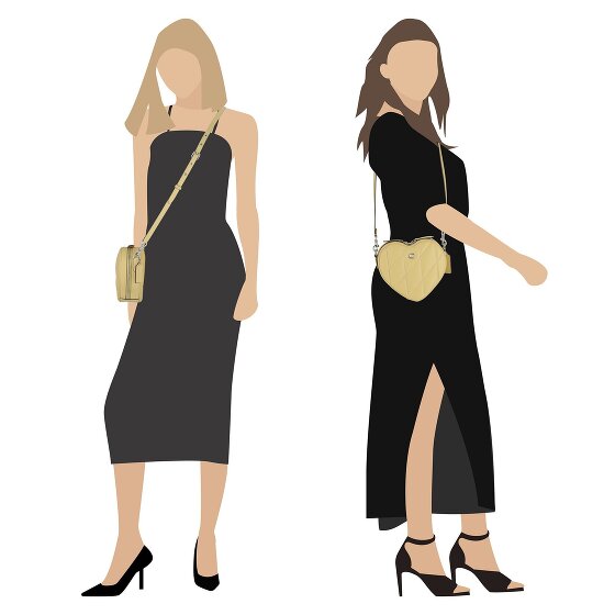 Coach Heart Bolsa de hombro Piel 19 cm