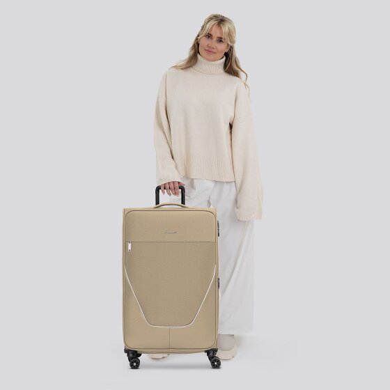 Stratic taska Trolley de 4 ruedas L 76 cm con pliegue extensible