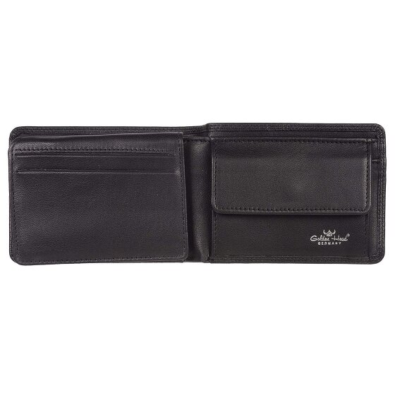 Golden Head Billetera Colorado de cuero RFID 10 cm