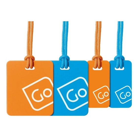 Go Travel Juego de etiquetas de dirección 4 unid.