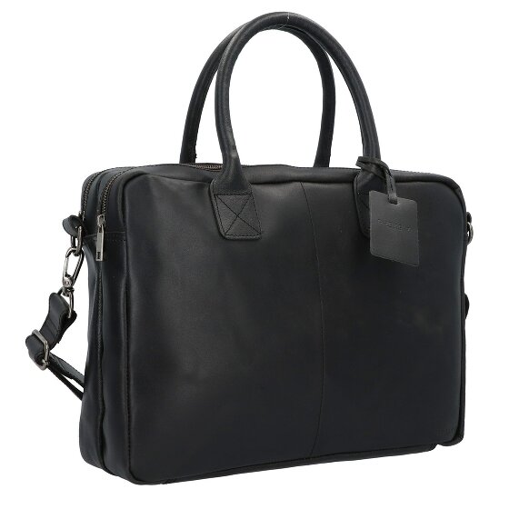 Burkely Maletín Taylor Vintage Piel 40 cm Compartimento para portátil