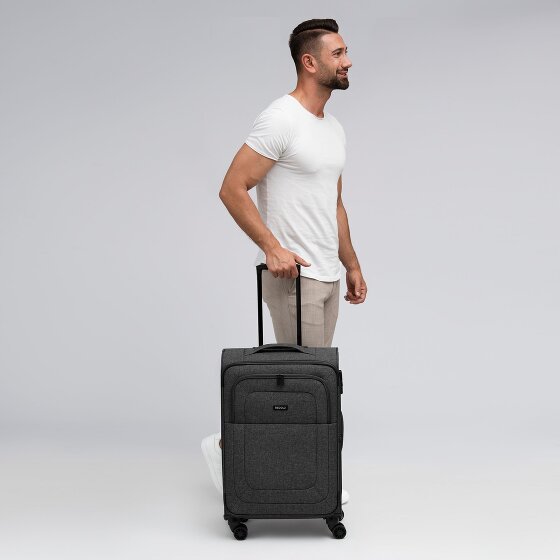 Redolz Essentials 12 MEDIUM Trolley de 4 ruedas 67 cm con pliegue de expansión
