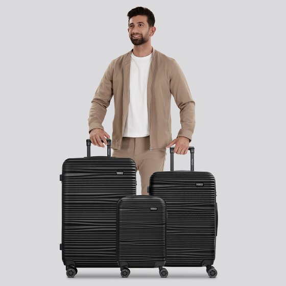 Redolz Essentials 16 3-SET 4 ruedas Set de maletas 3 piezas