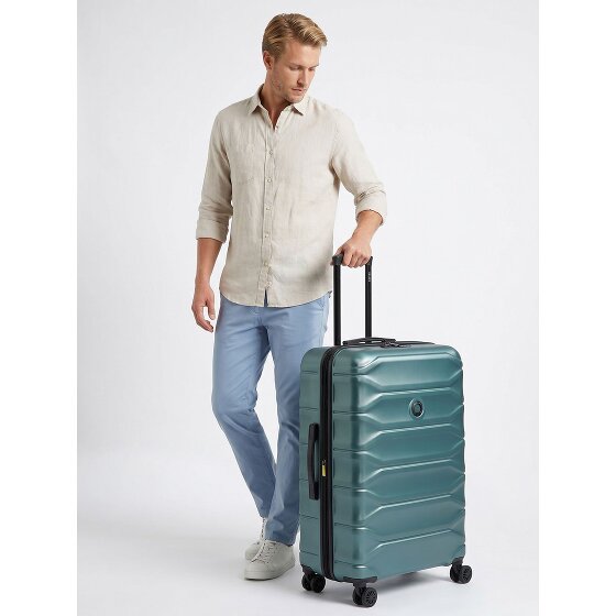 Delsey Paris Meteor 4 ruedas Trolley L 78 cm Con asa expansible