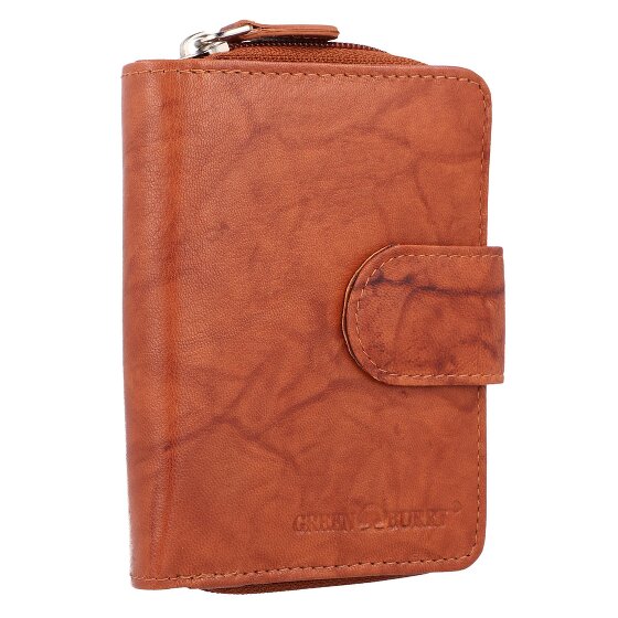 Greenburry Billetera básica de cuero RFID 9 cm