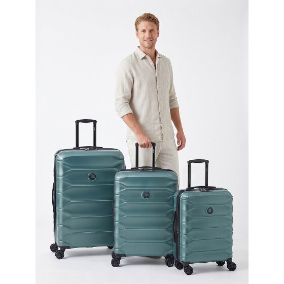Delsey Paris Meteor 4 ruedas Set de maletas 3 piezas Con asa expansible