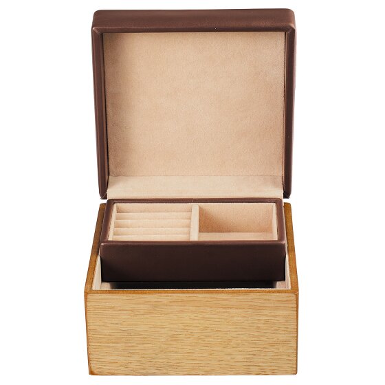 Windrose Caja de madera para joyas de 14 cm