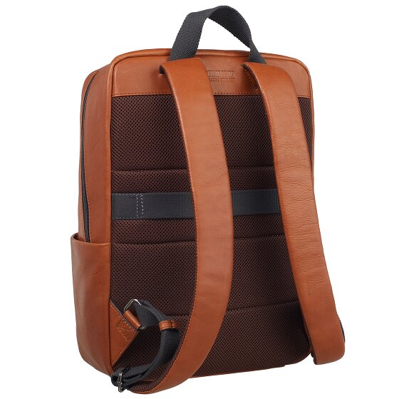 Leonhard Heyden Mochila Hamburgo Piel 40 cm Compartimento para portátil