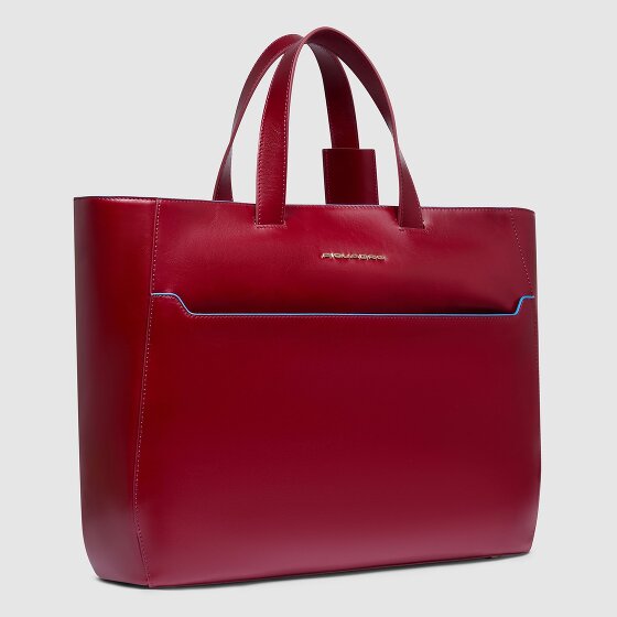 Piquadro Blue Square Bolsa de compras Piel 40 cm
