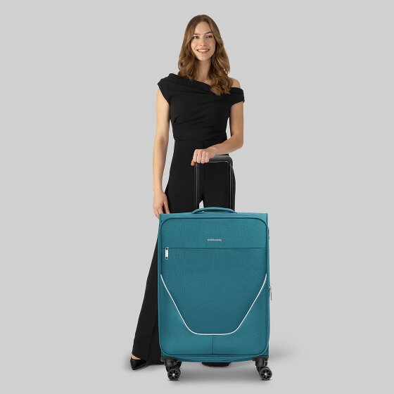 Stratic taska Trolley de 4 ruedas M 65 cm con pliegue extensible