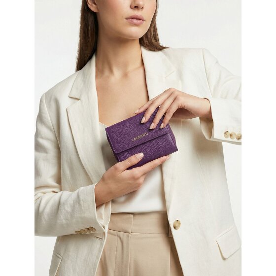 Lazarotti Billetero con cremallera de piel de Bolonia 12 cm