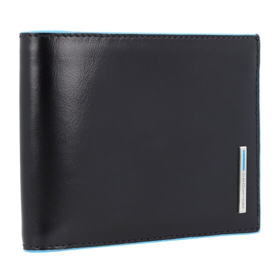 Piquadro Estuche cuadrado azul para tarjetas de crédito Piel 12,5 cm