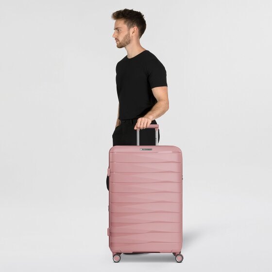 Franky London 4 ruedas Carrito L 74 cm con pliegue de expansión