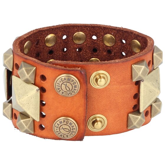 Campomaggi Pulsera de cuero de 19 cm