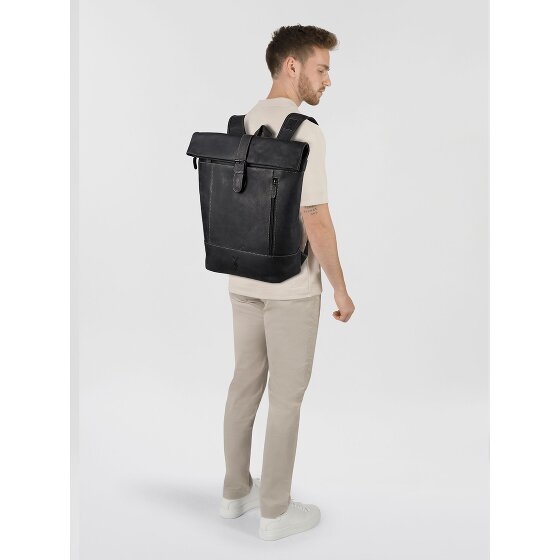 Jack Kinsky Baltimore 15 Mochila de negocios Piel 43 cm Compartimento para el portátil