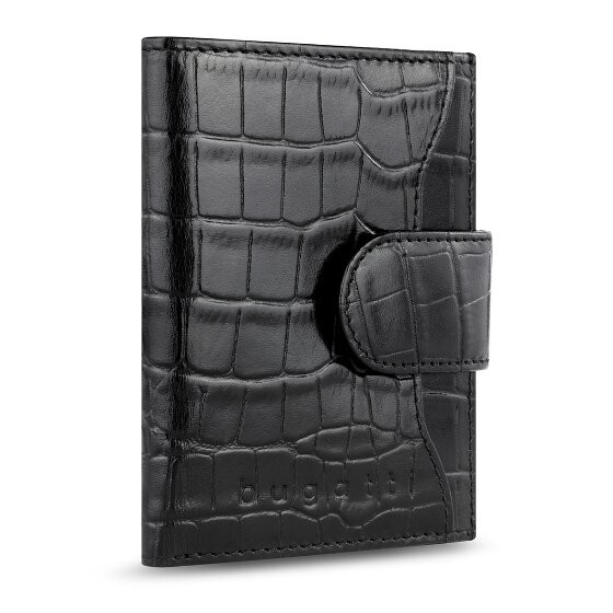 bugatti Secure Smart Estuche para tarjetas de crédito Protección RFID Piel 8 cm