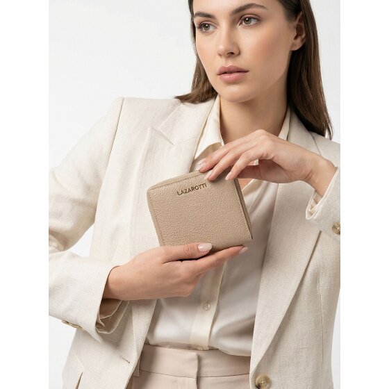 Lazarotti Billetero Bologna Piel Mediano con Cremallera 10 cm