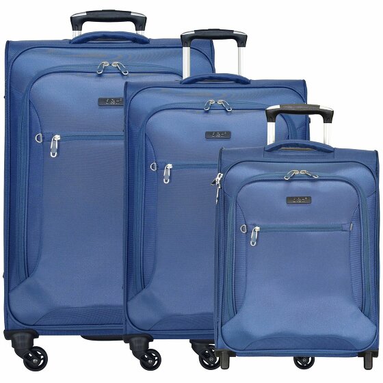 d&n Juego de maletas Travel Line 6400 de 2-4 rodillos 3pcs.