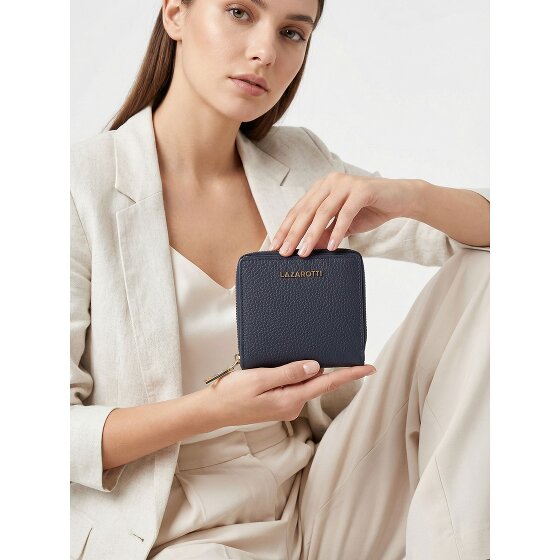 Lazarotti Billetero Bologna Piel Mediano con Cremallera 10 cm