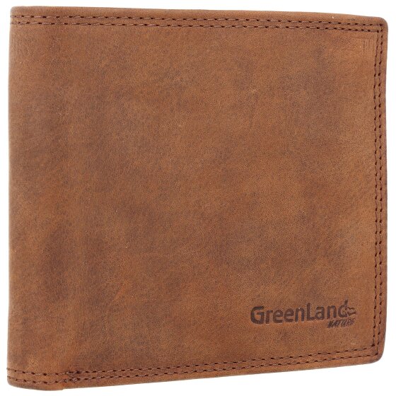 Greenland Nature Billetera Montenegro de cuero RFID 12 cm