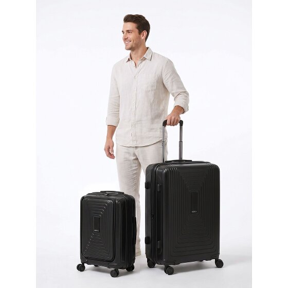 Redolz Juego de maletas Essentials 14 de 4 ruedas Compartimento para portátil de 2 piezas con pliegue extensible