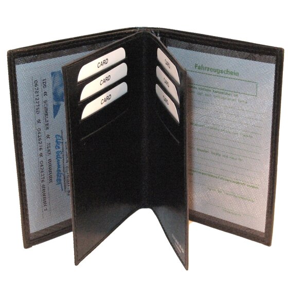 Golden Head Carnet de identidad de Colorado Funda de cuero RFID 9 cm