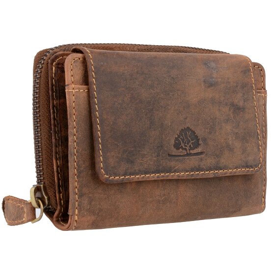 Greenburry Cartera vintage de cuero 13,5 cm