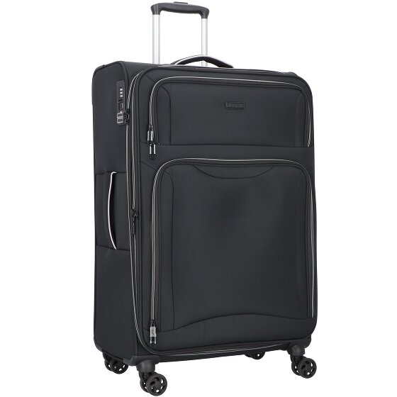 d&n Travel Line 9204 4 ruedas Carrito L 76 cm con pliegue de expansión