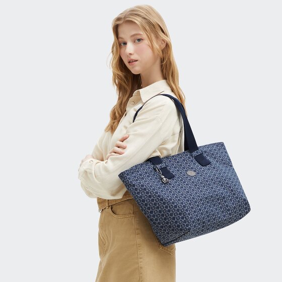 Kipling Denim Love Raaja Bolsa de compras 33 cm