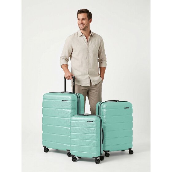 Franky Munich 4.0 4 ruedas Set de maletas 3 piezas Con asa expansible