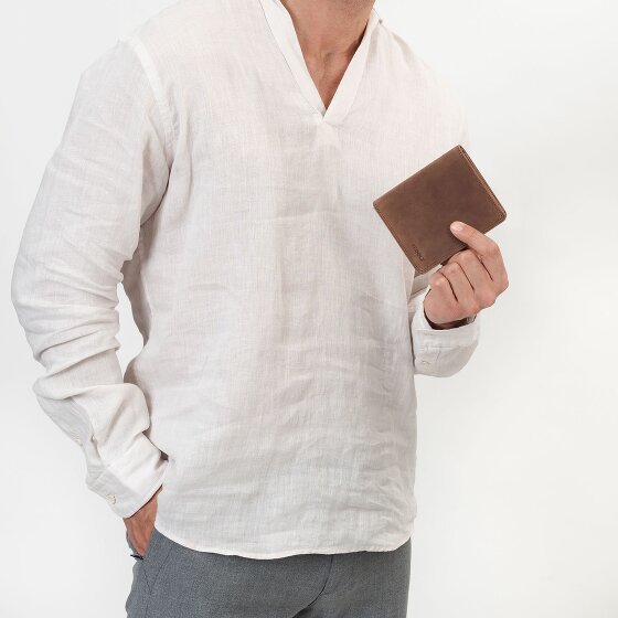 Redolz Cartera Leather Essentials HF de piel RFID 9,5 cm