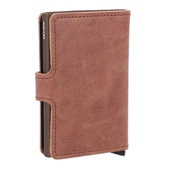 Secrid Miniwallet Vintage Estuche para tarjetas de crédito Cartera de piel RFID 6,5 cm