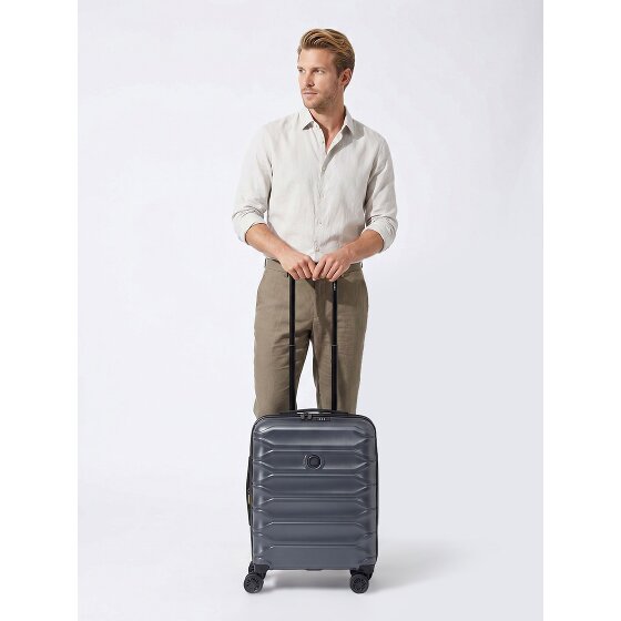 Delsey Paris Meteor 4 ruedas Trolley de cabina 55 cm Con asa expansible