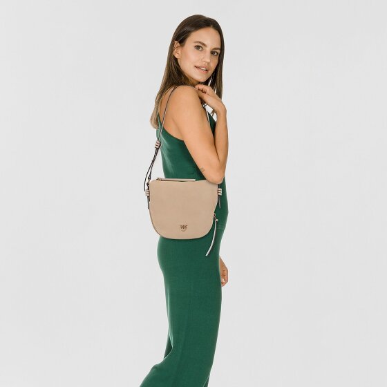 PINKO Zip Around Bolsa de hombro Piel 28 cm