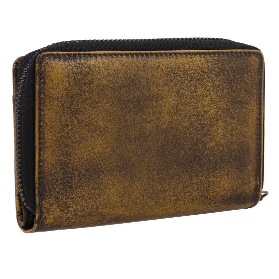 Greenburry Destressed Cartera Protección RFID Piel 13.5 cm